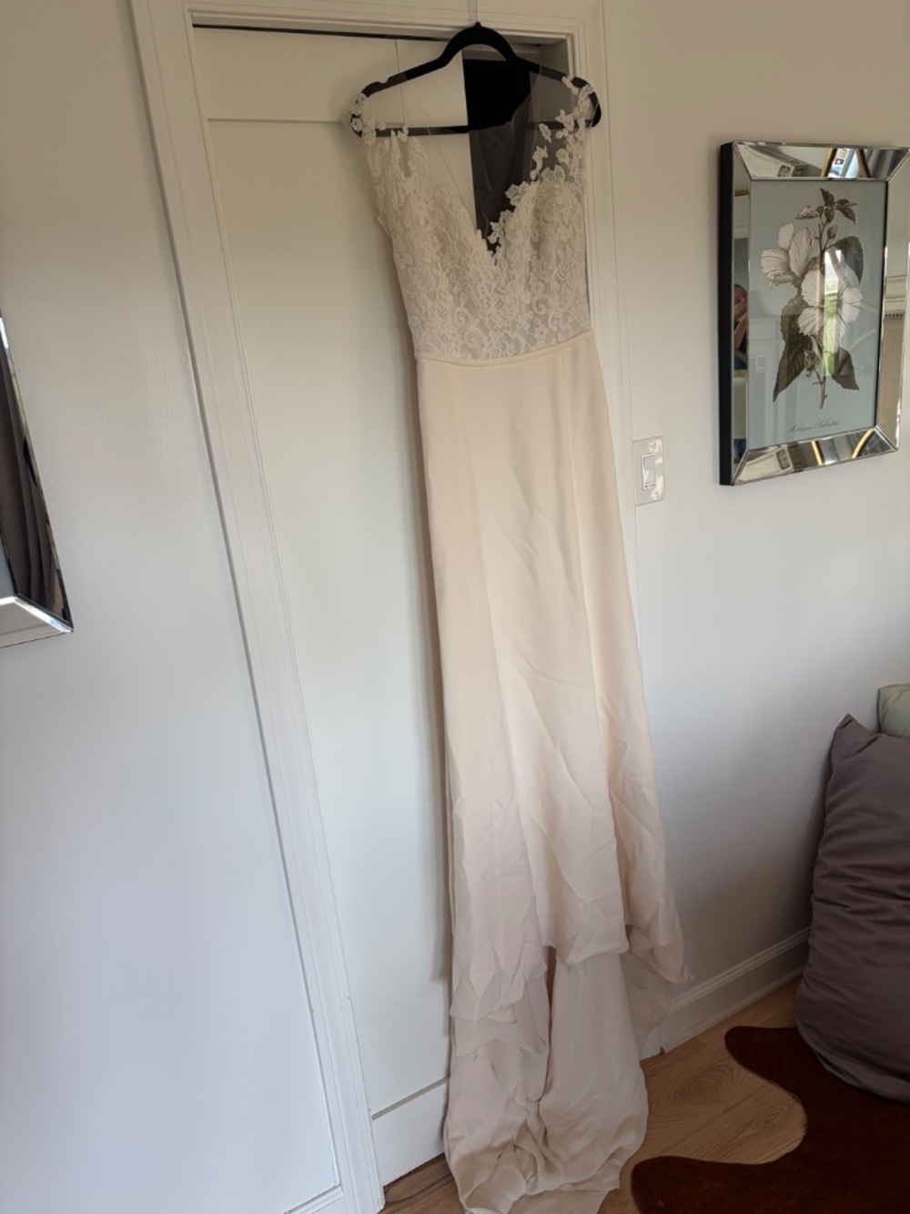 Carolina Herrera Hannah Wedding Dress Size 10 - Picture 15 of 16